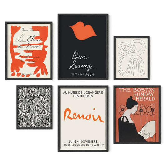 Retro Art Impressions - Classic French Collection (Set of 6)