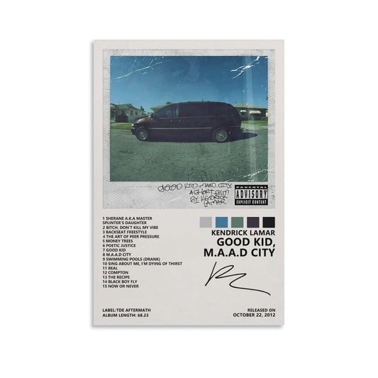 Kendrick Classic Canvas Poster 16x24inch